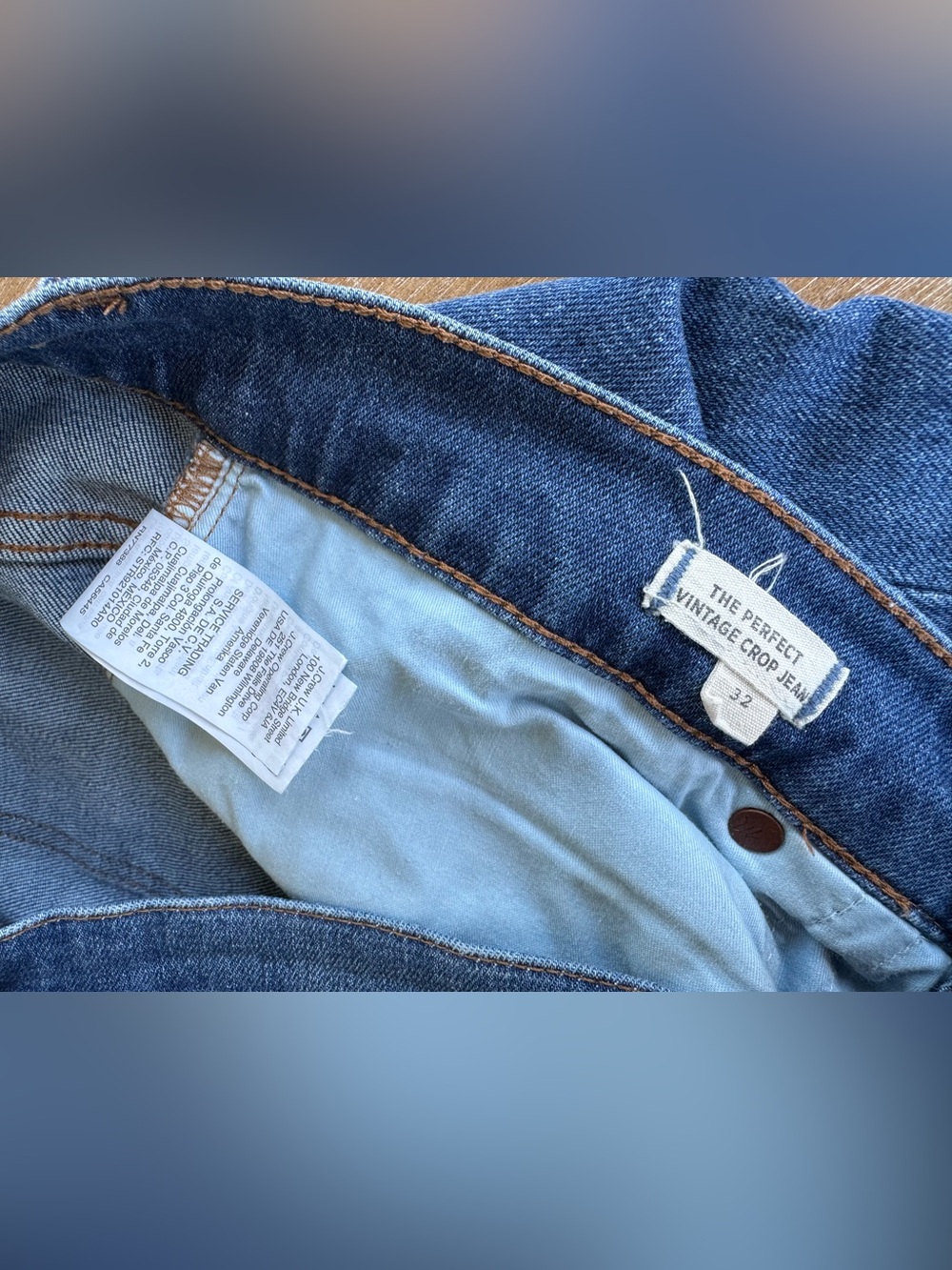 Madewell the Perfect Vintage Crop Jean - Picture 5 of 8